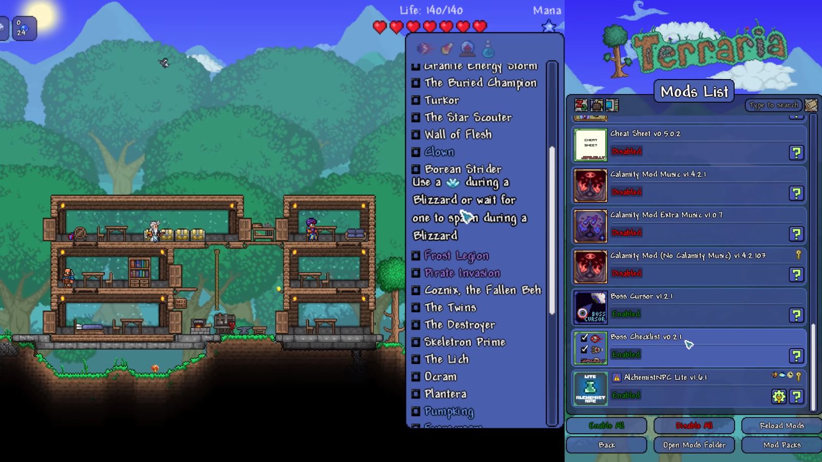 Terraria's biggest mods are now playable on its latest update