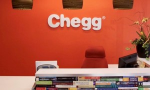 Screenshot of Chegg banner