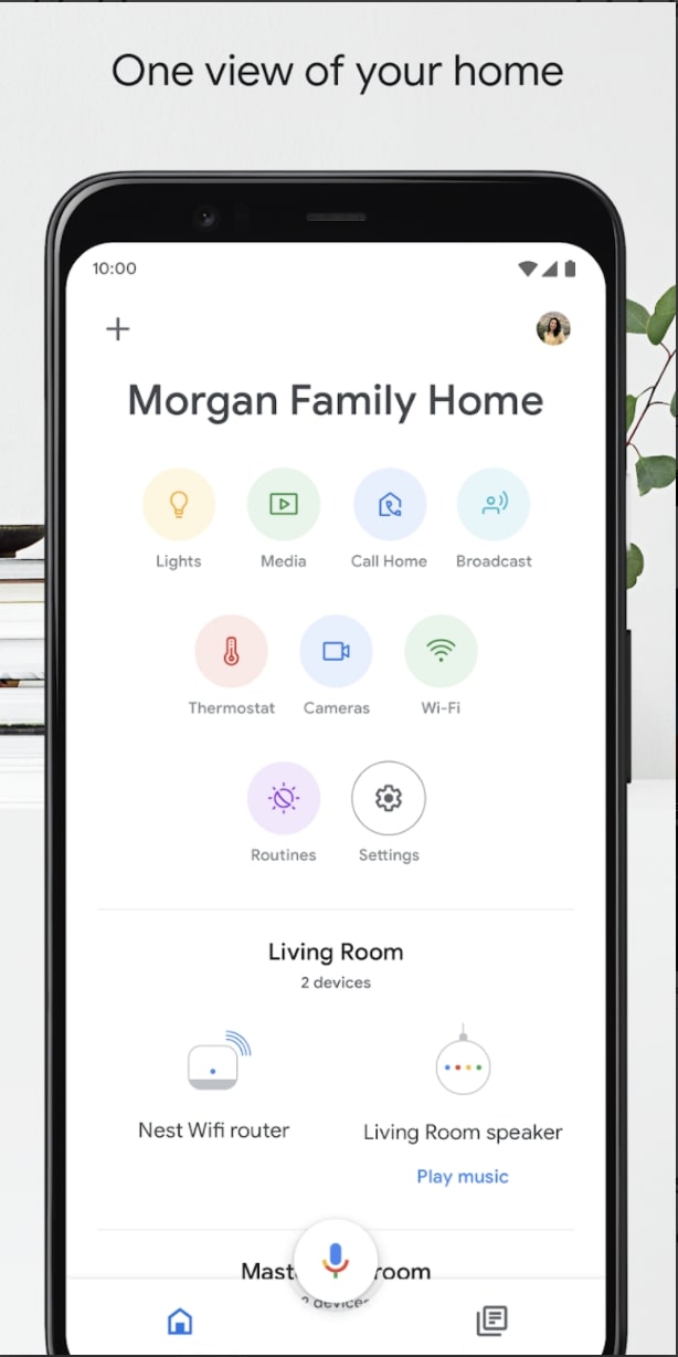 Google home app nest hot sale thermostat