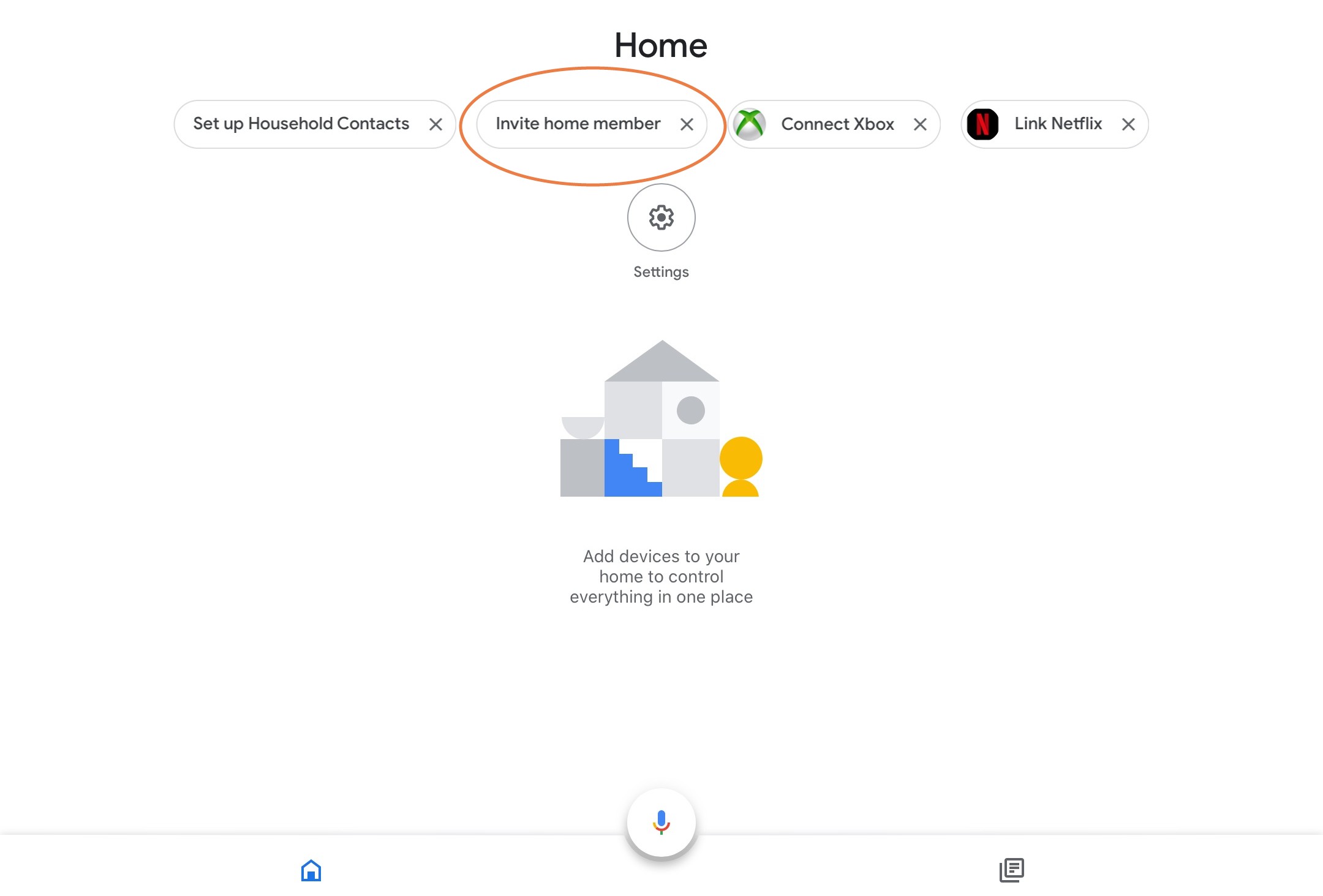 How to connect google on sale home to xbox