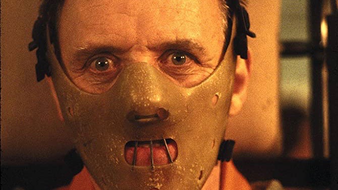 Photo d'Anthony Hopkins du Silence des agneaux.