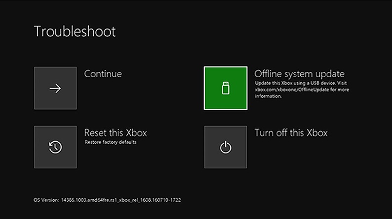 Xbox one x hard shop reset