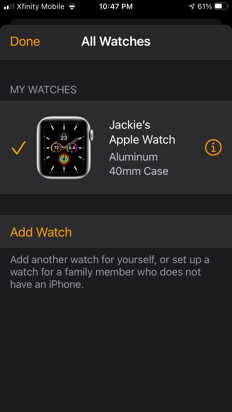 Why is my watch not connecting to my online phone