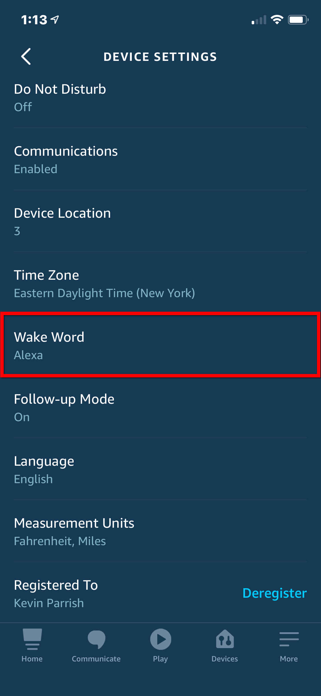 amazon alexa name