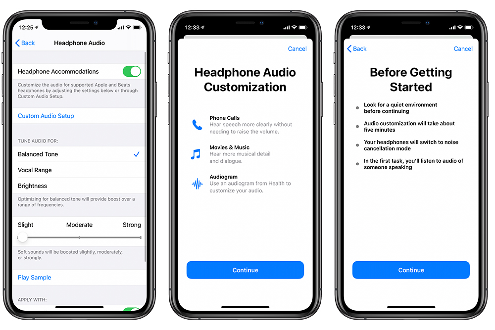 Airpods pro headphone online accommodations