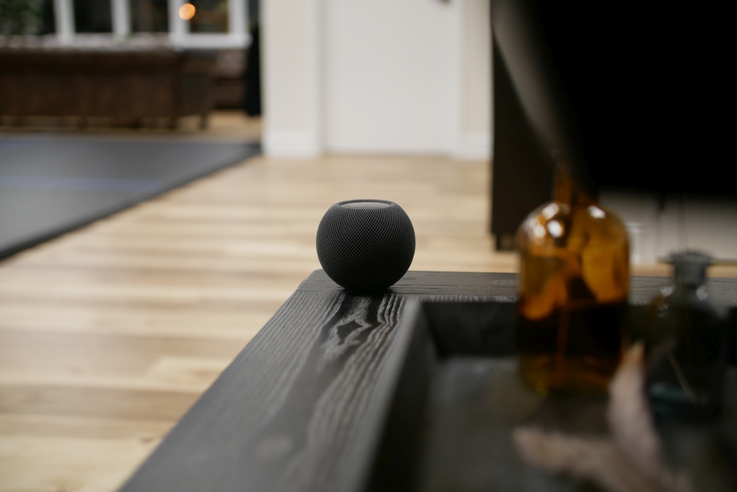 Apple HomePod mini on table