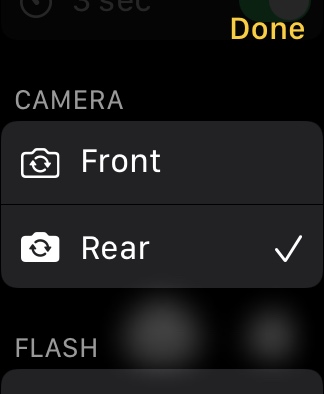 Control iphone camera discount with apple watch