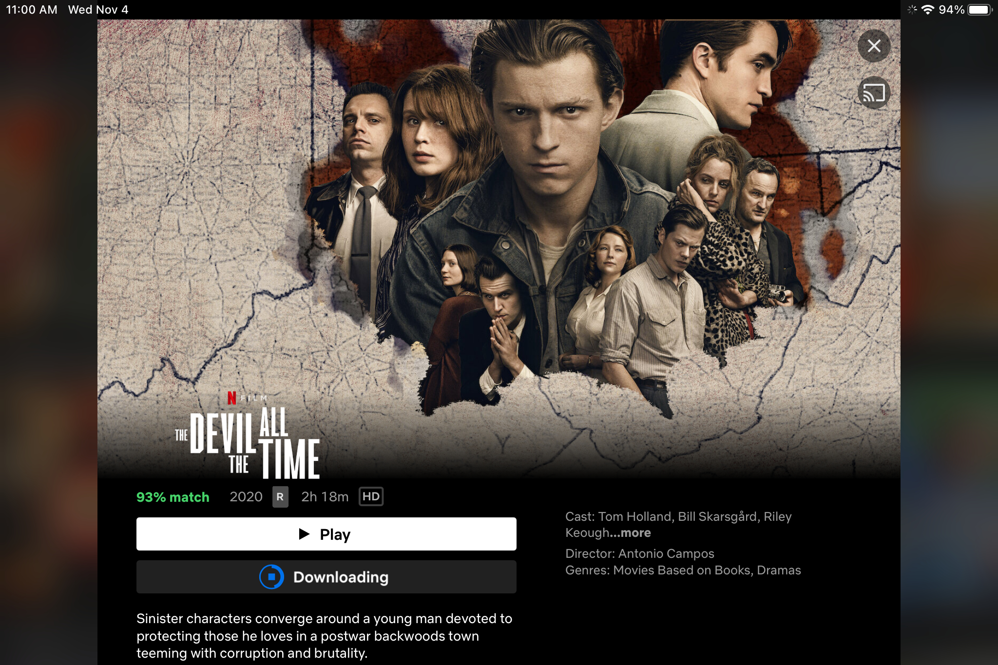 How to watch on sale downloaded netflix movies offline