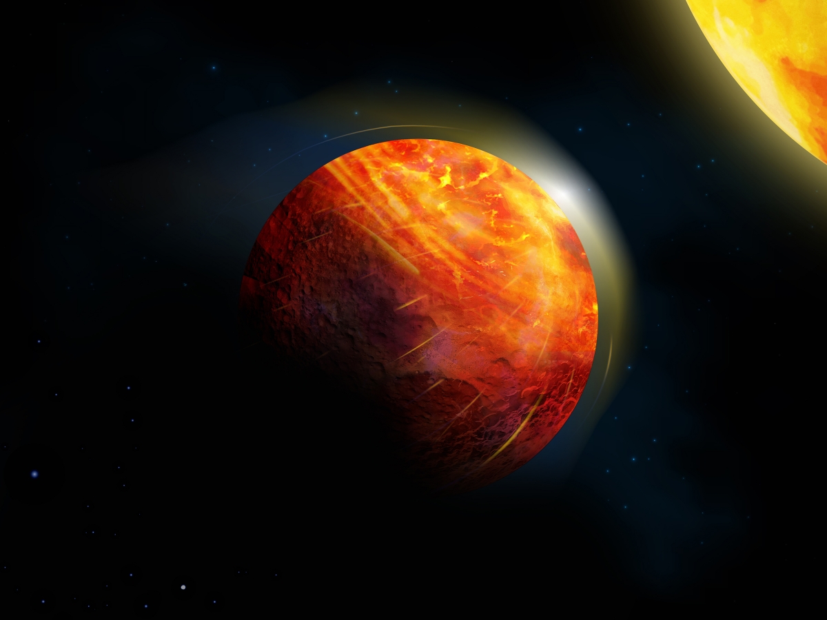 Rain of Rocks Falls on Hellish Lava Planet | Digital Trends