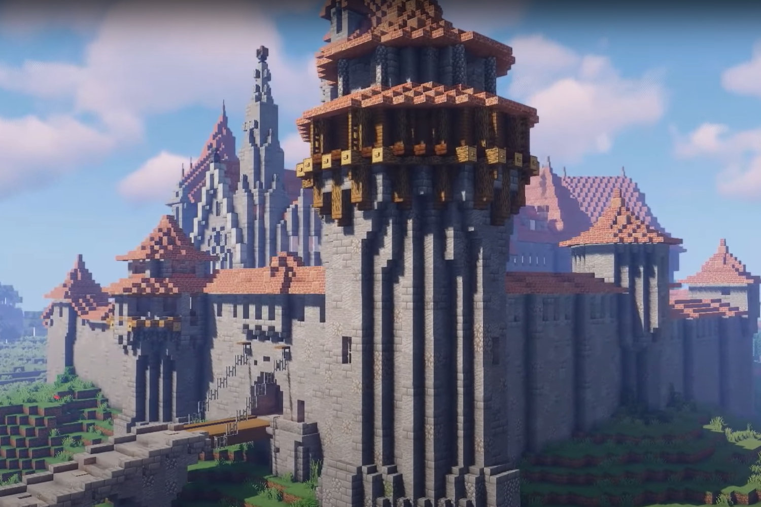 The Minecraft Castle: Google Minecraft