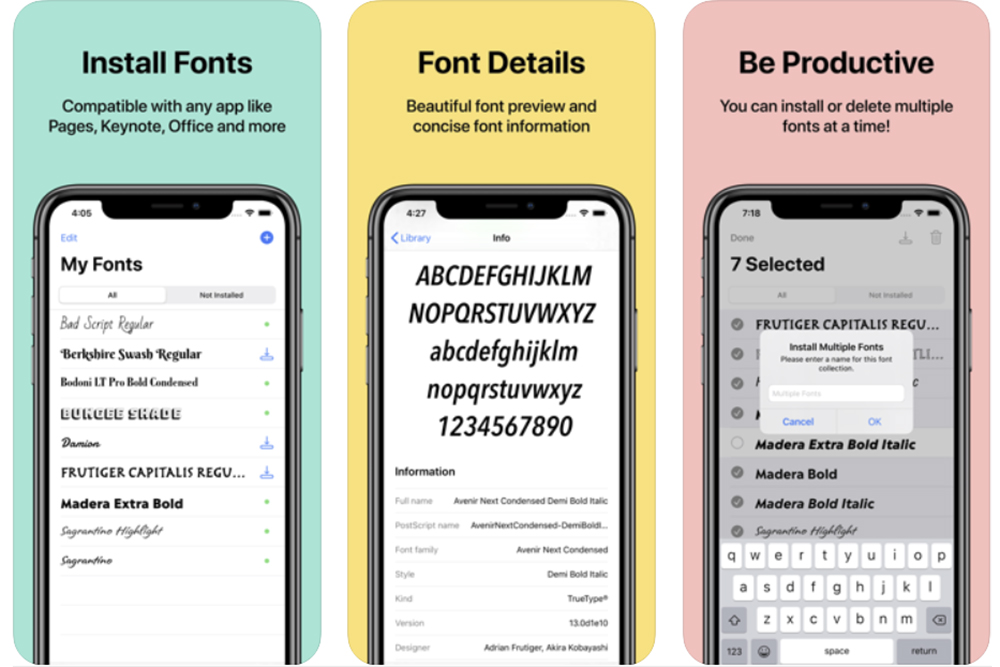 download the last version for ios RightFont 8