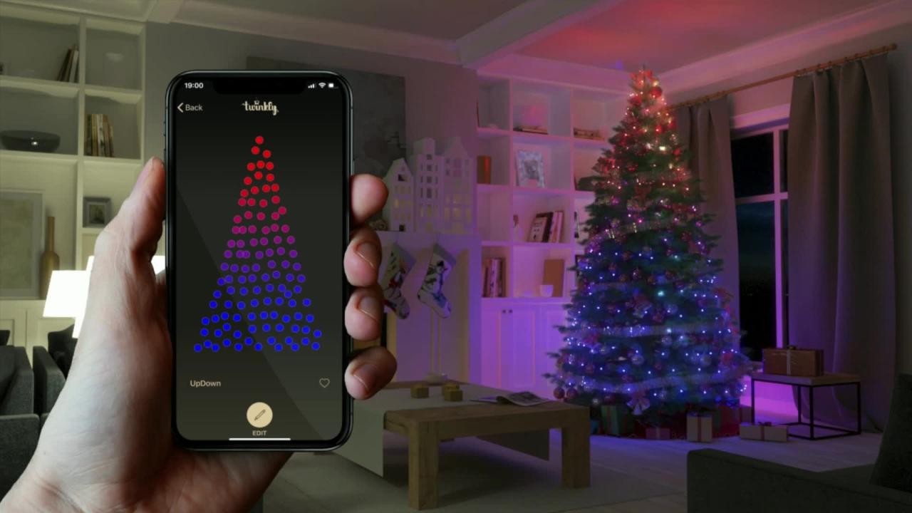 smart lights for christmas tree