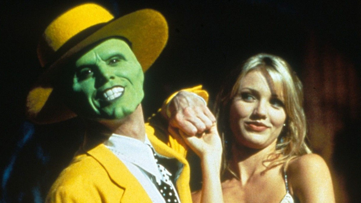 Jim Carrey e Cameron Diaz em O Máscara.