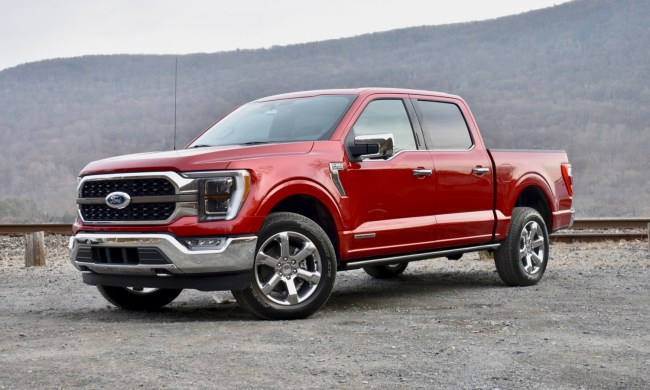 2021 ford f 150 review front three quarter