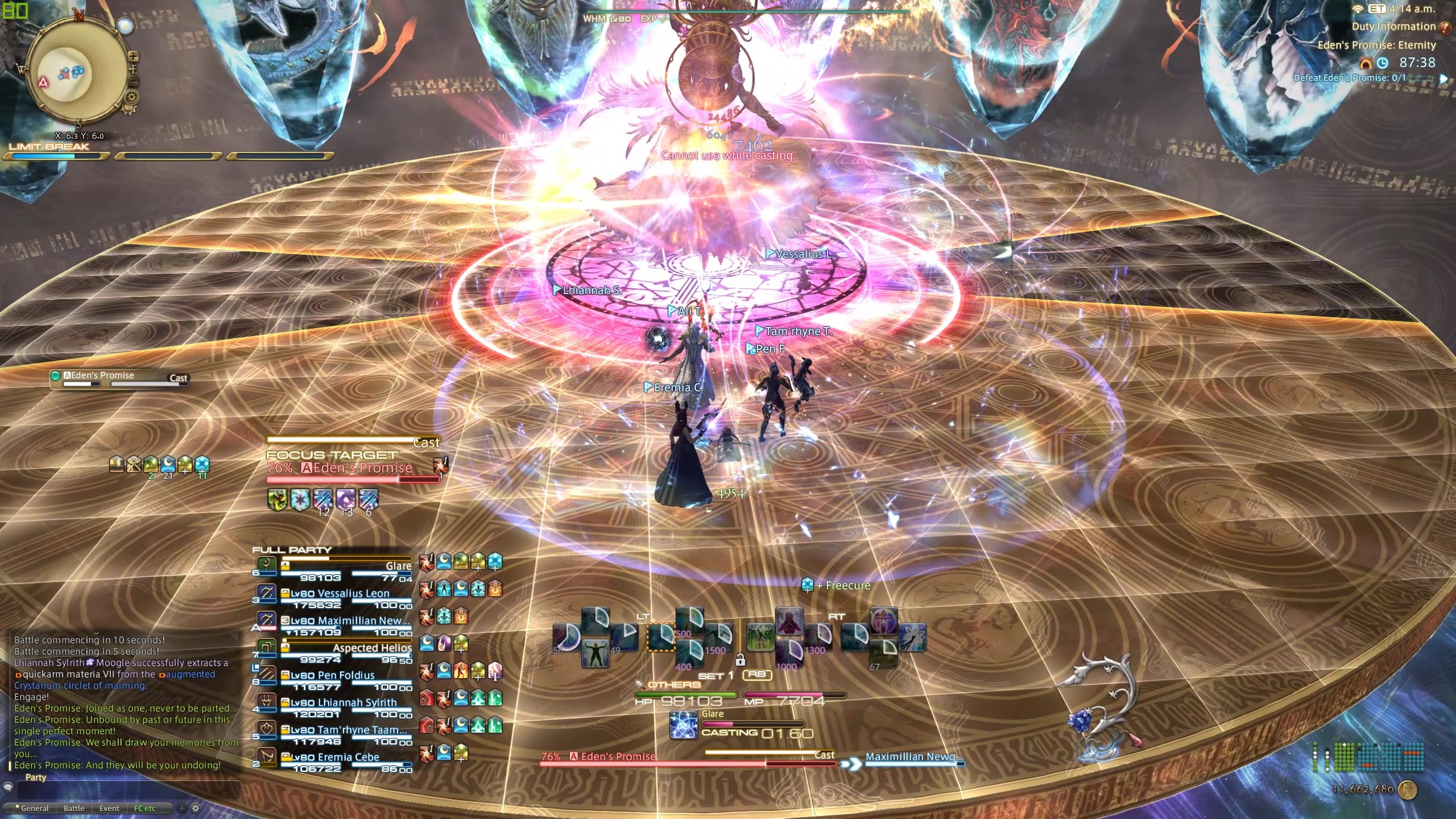 FFXIV E12 Normal Guide: FFXIV Eden's Promise Eternity Strategy