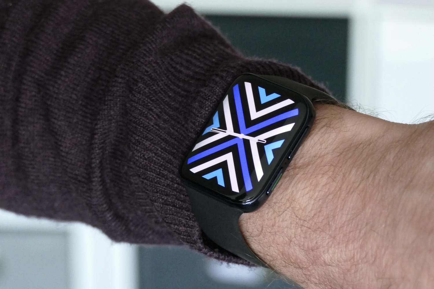 OPPO Watch Free Smartwatch (Black Strap, Free Size) 
