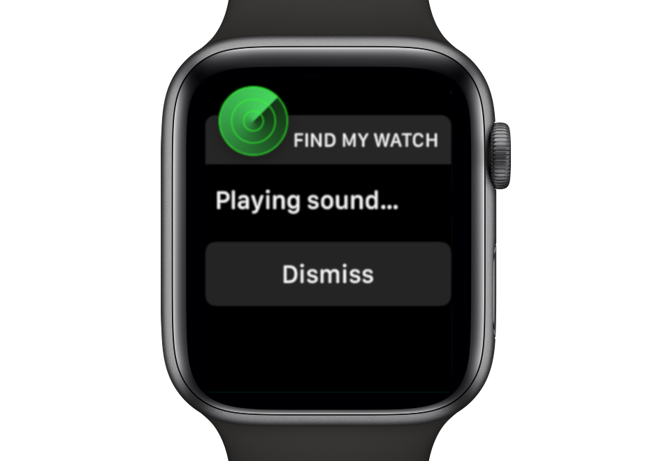 Find my phone using apple watch hot sale