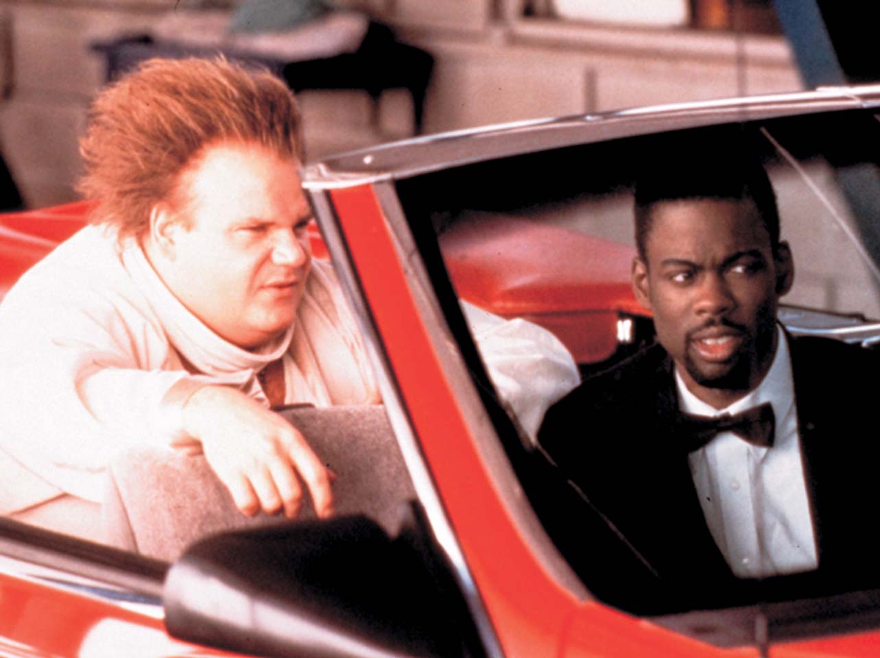 Chris Farley and Chris Rock in Beverly Hills Ninja