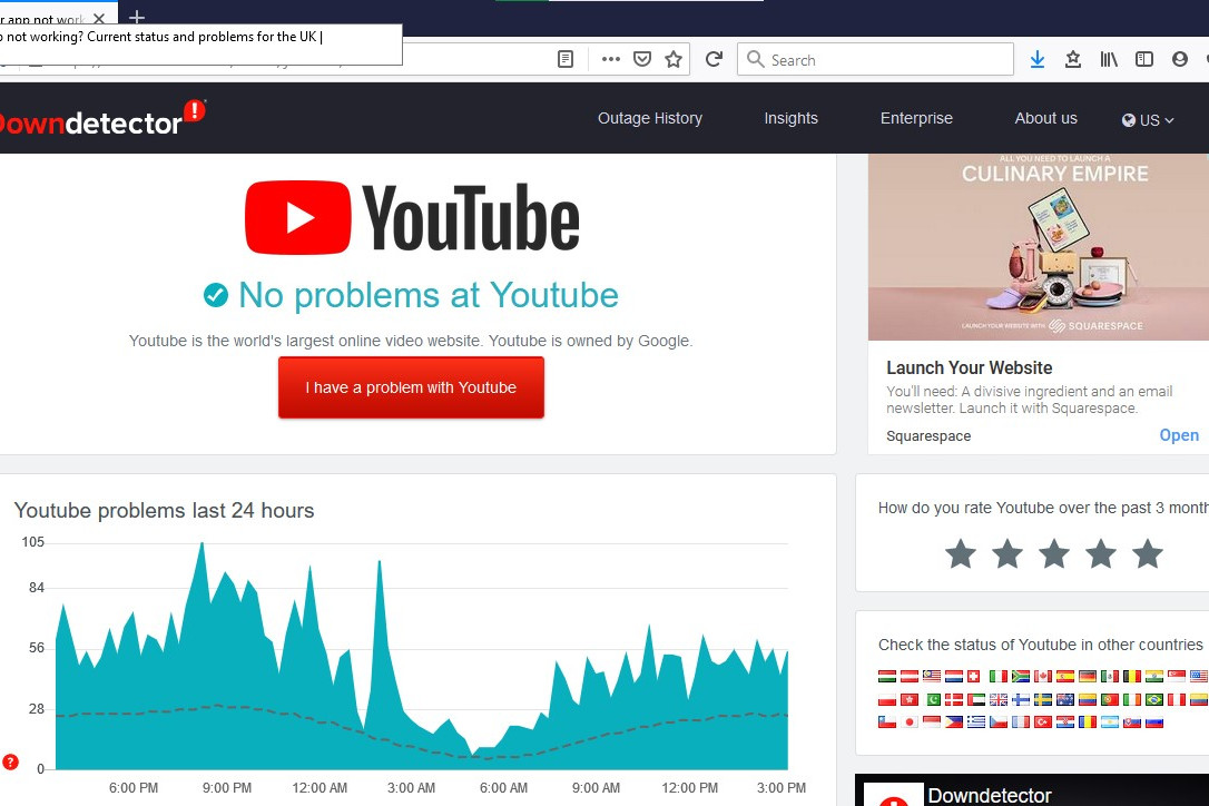 How To Check If A Website Is Down Digital Trends   Down Detector Youtube Problems Page 