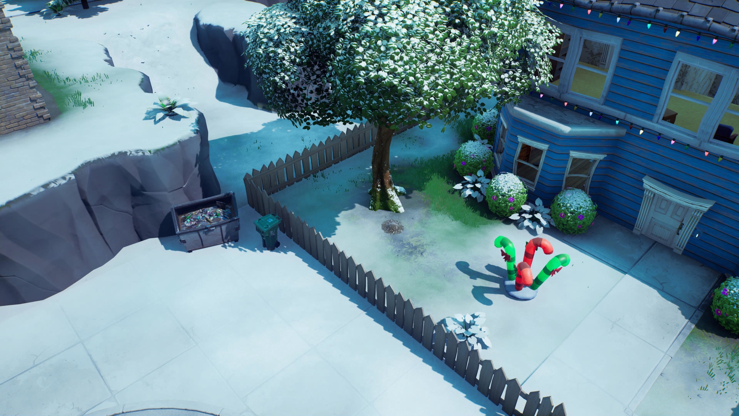 Fortnite Season 5 Week 5 Challenge Bury Gnomes in Pleasant Park