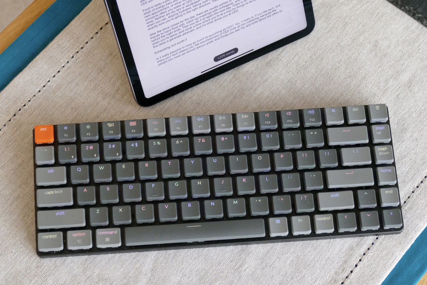 apple ipad keyboard and mouse