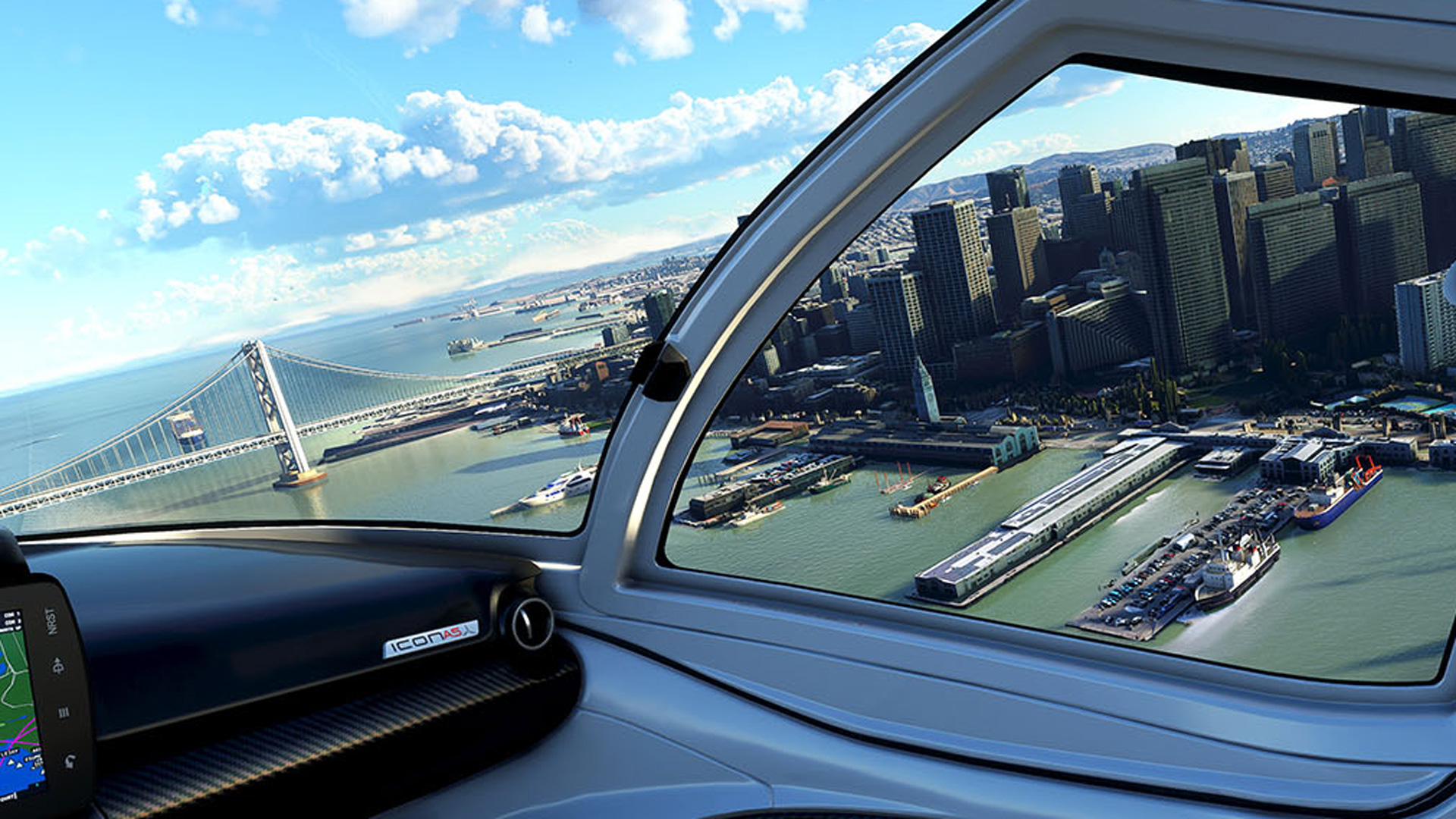 A different perspective of our world from up high with Microsoft Flight  Simulator 2020's VR mode.
