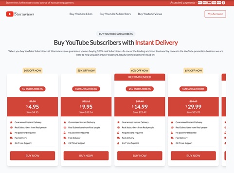 Best sites to discount buy youtube views