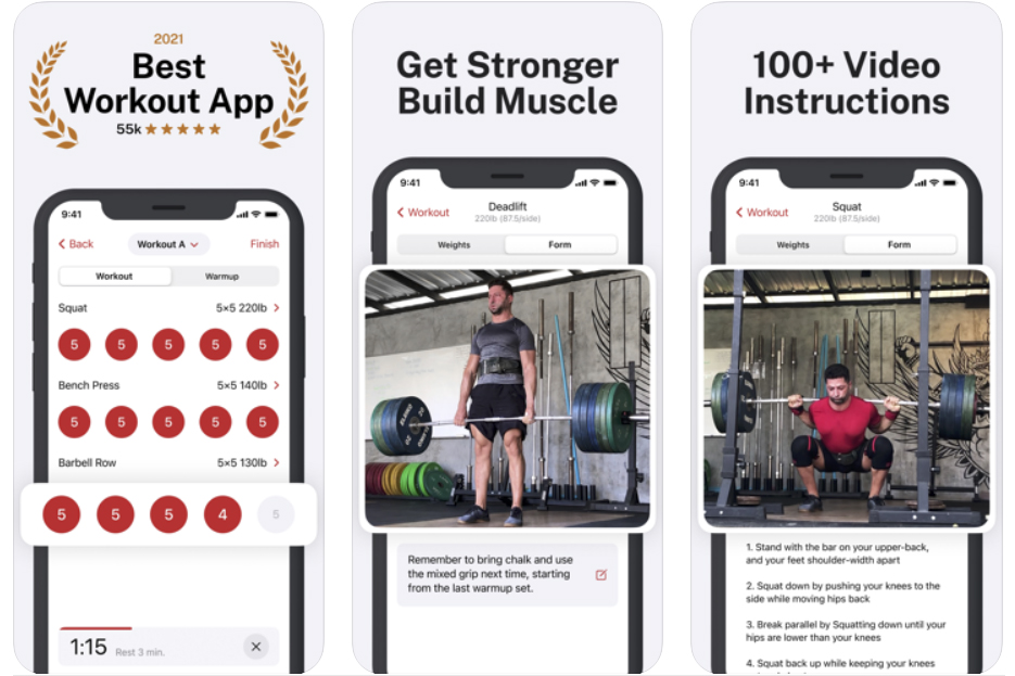 Best home best sale workout app iphone