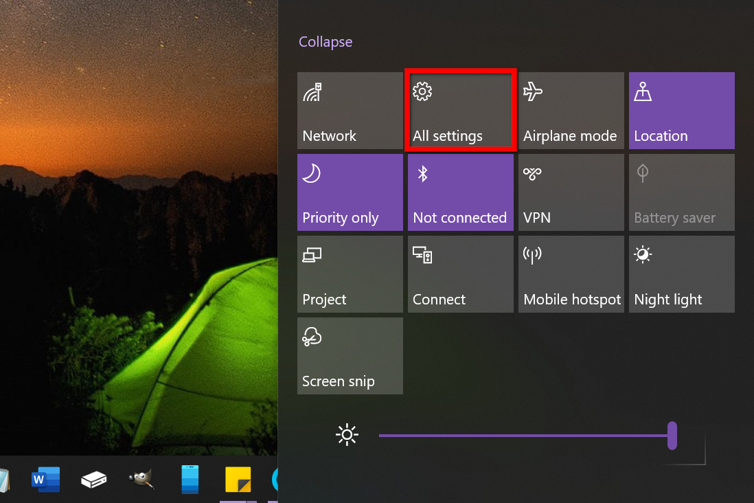 windows 10 all settings reset