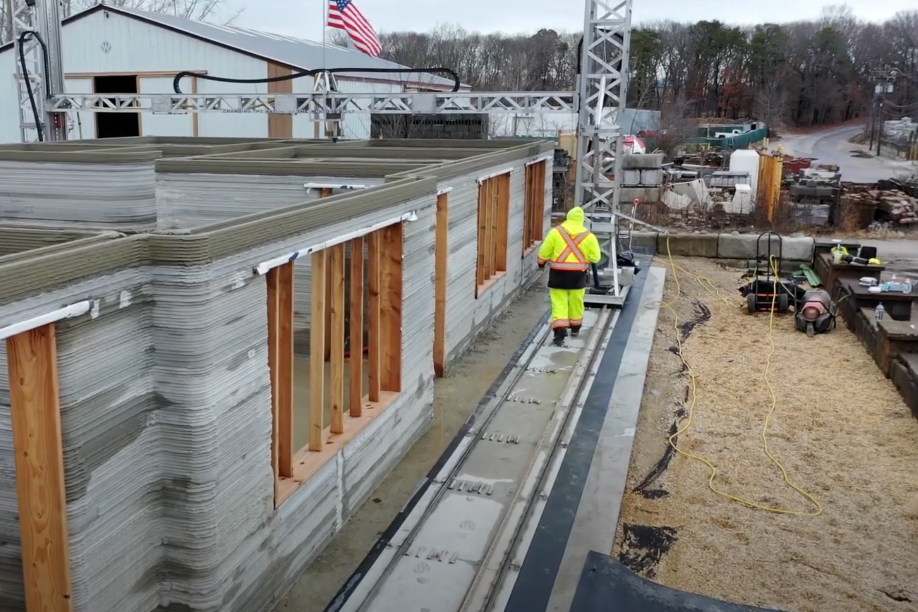 500-Square-Foot House 3D Printed in 12 Hours