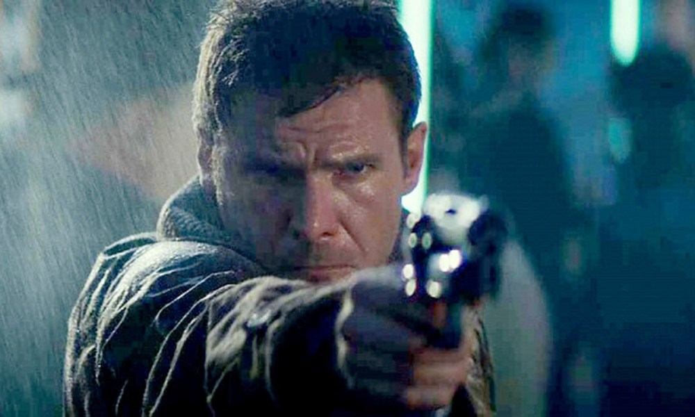 Harrison Ford in Blade Runner.