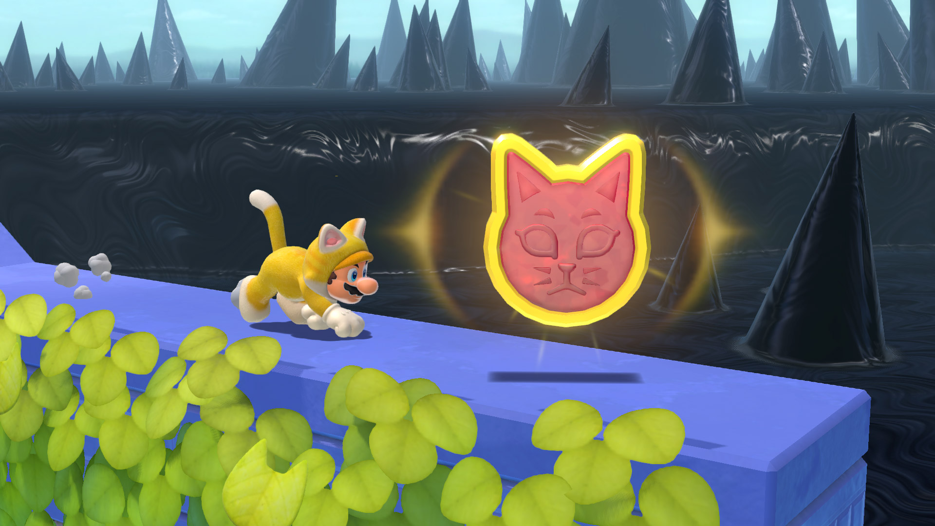 Giga Cat Mario over Cat Mario [Super Mario 3D World + Bowser's