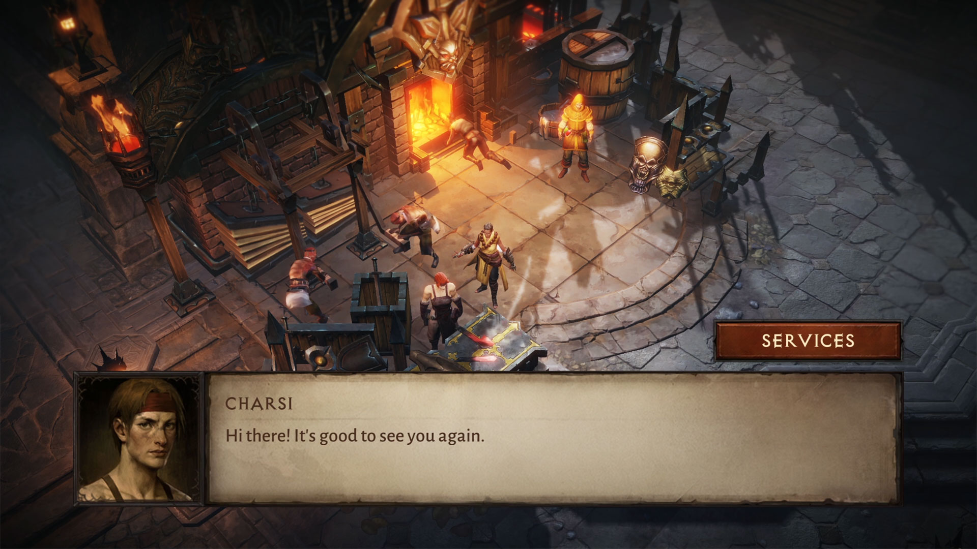 Diablo Immortal chatbox