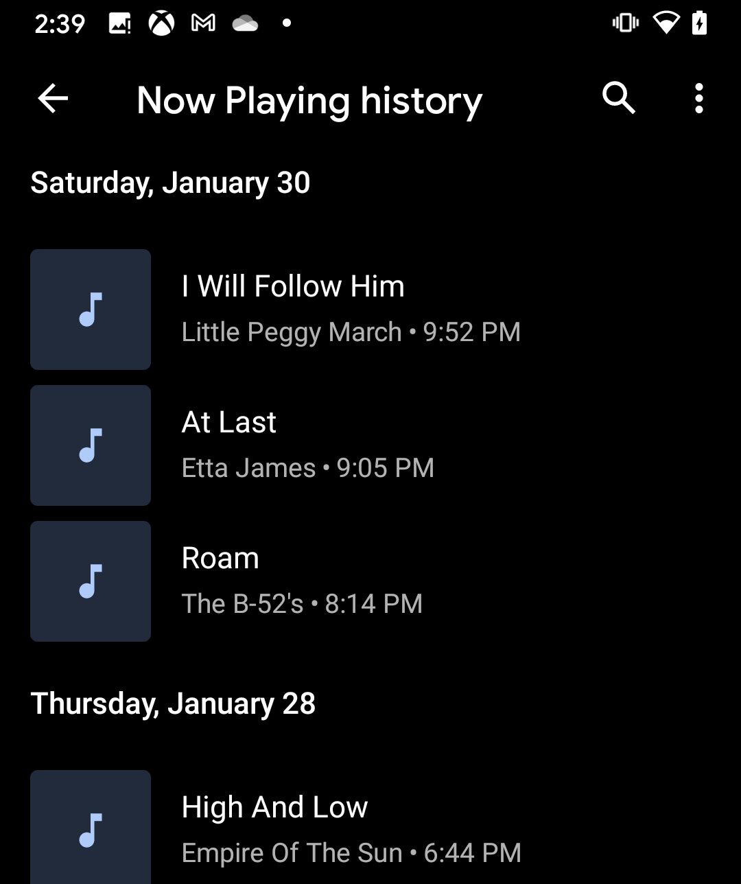 Enable Now Playing on Android and See The Music History Google Detected in  the Background