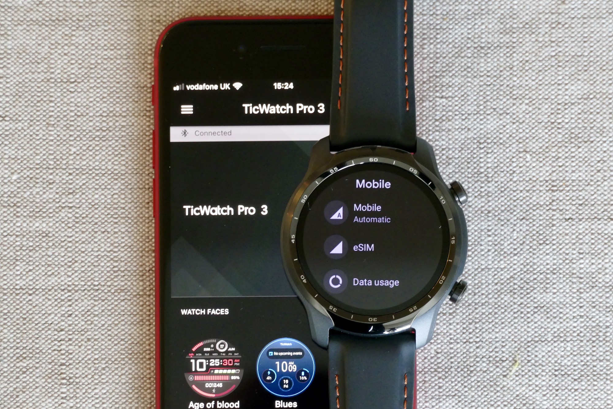 Ticwatch pro best sale 3 lte version