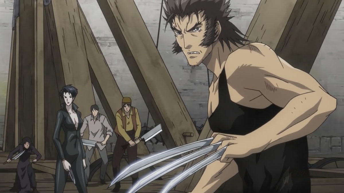 Wolverine en el anime Wolverine.