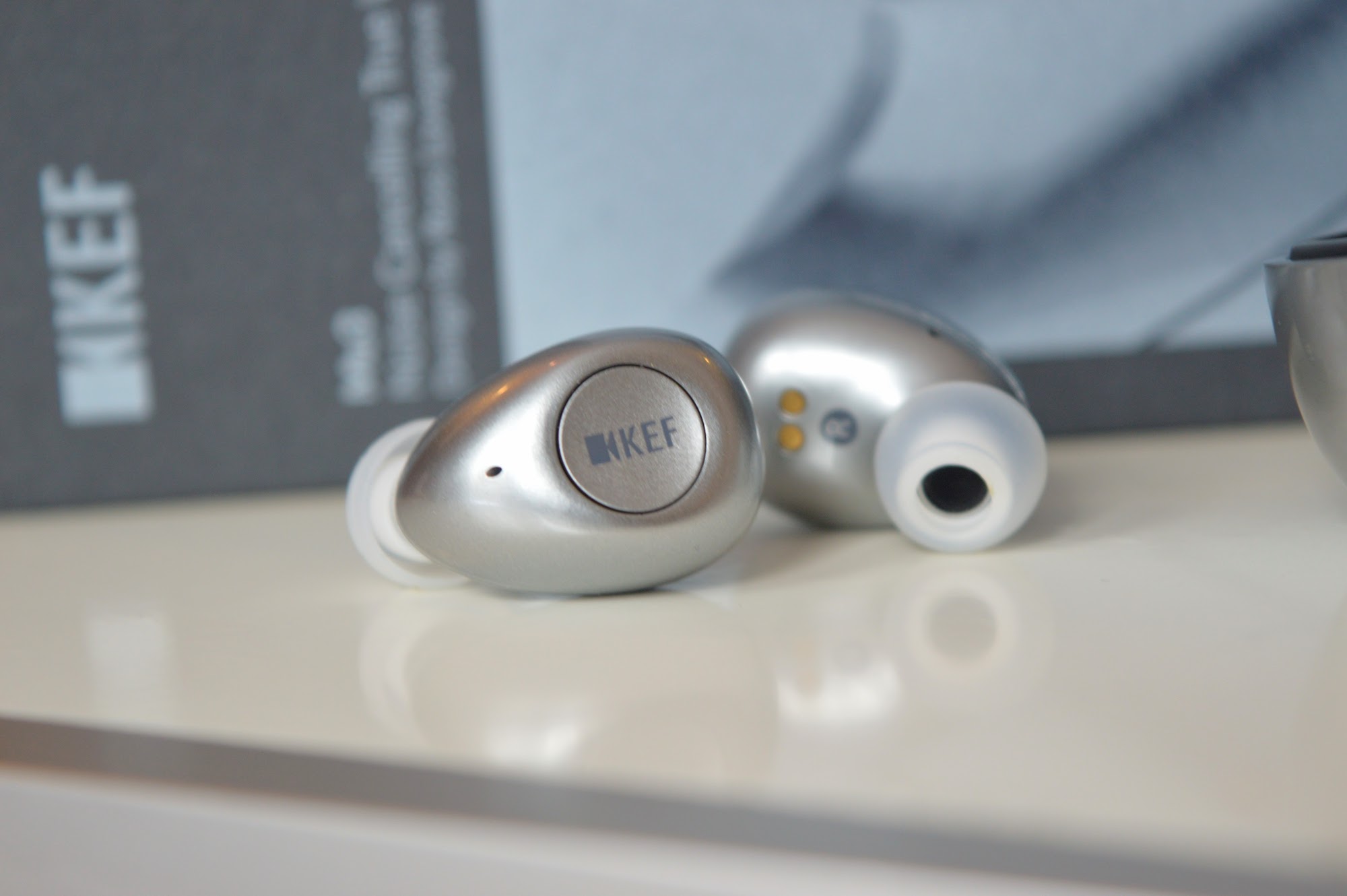 kef mu3 noise cancelling true wireless earphones