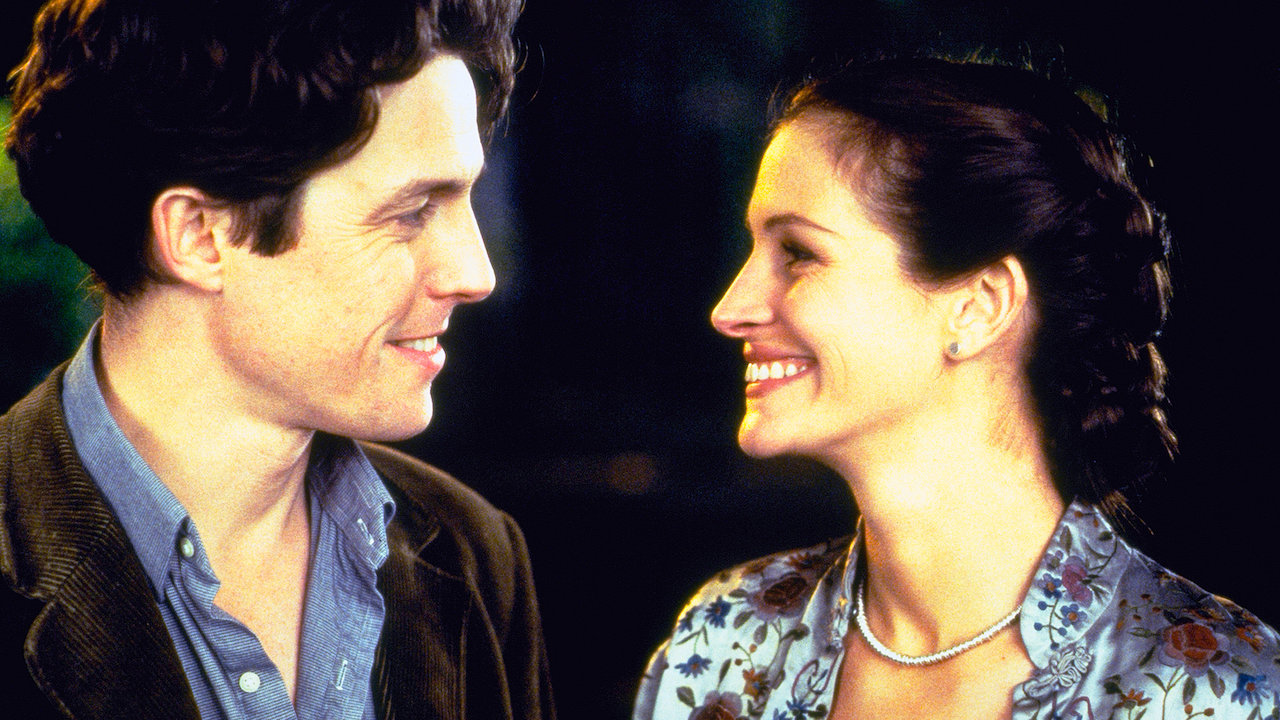 Hugh Grant et Julia Roberts à Notting Hill