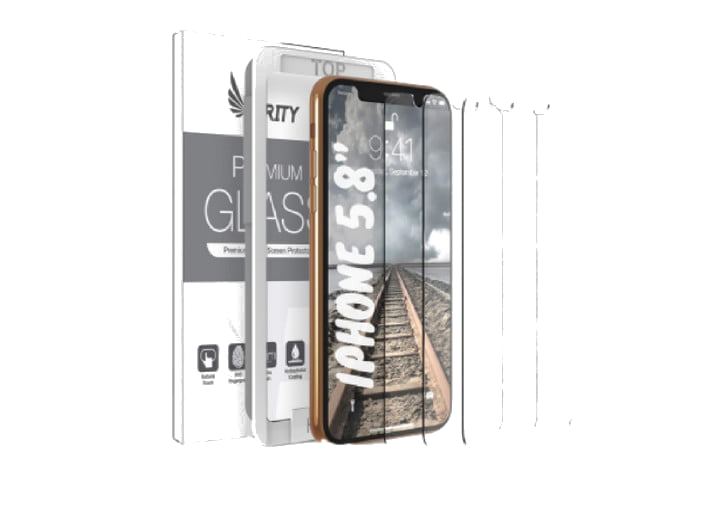 Apple iPhone Xs Max BodyGuardz® Pure® 2 Premium Glass Screen Protector