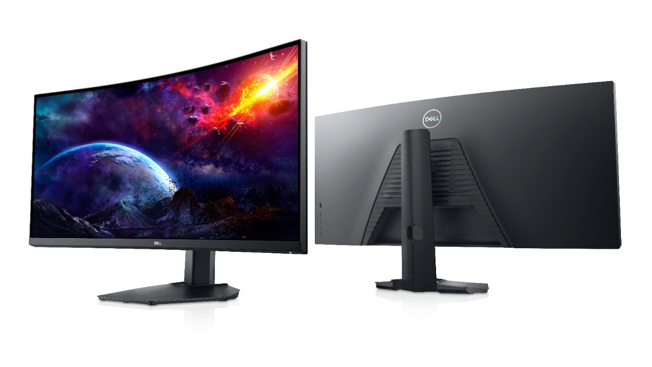 Dell Curved 34-inch S3422DWG monitor.