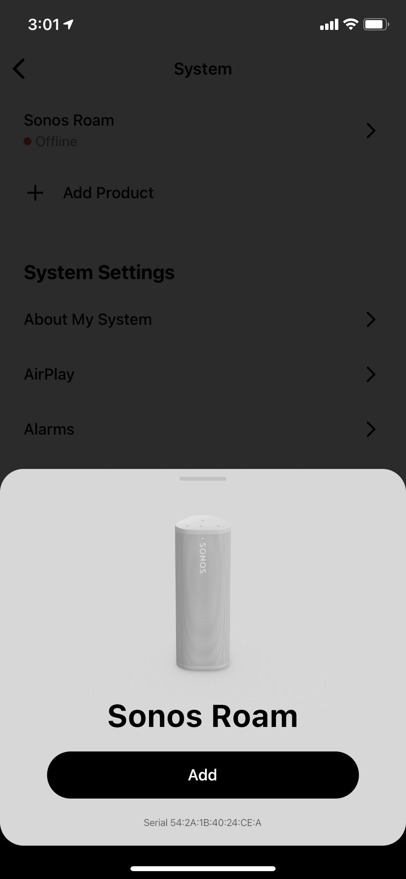 sonos roam configuration