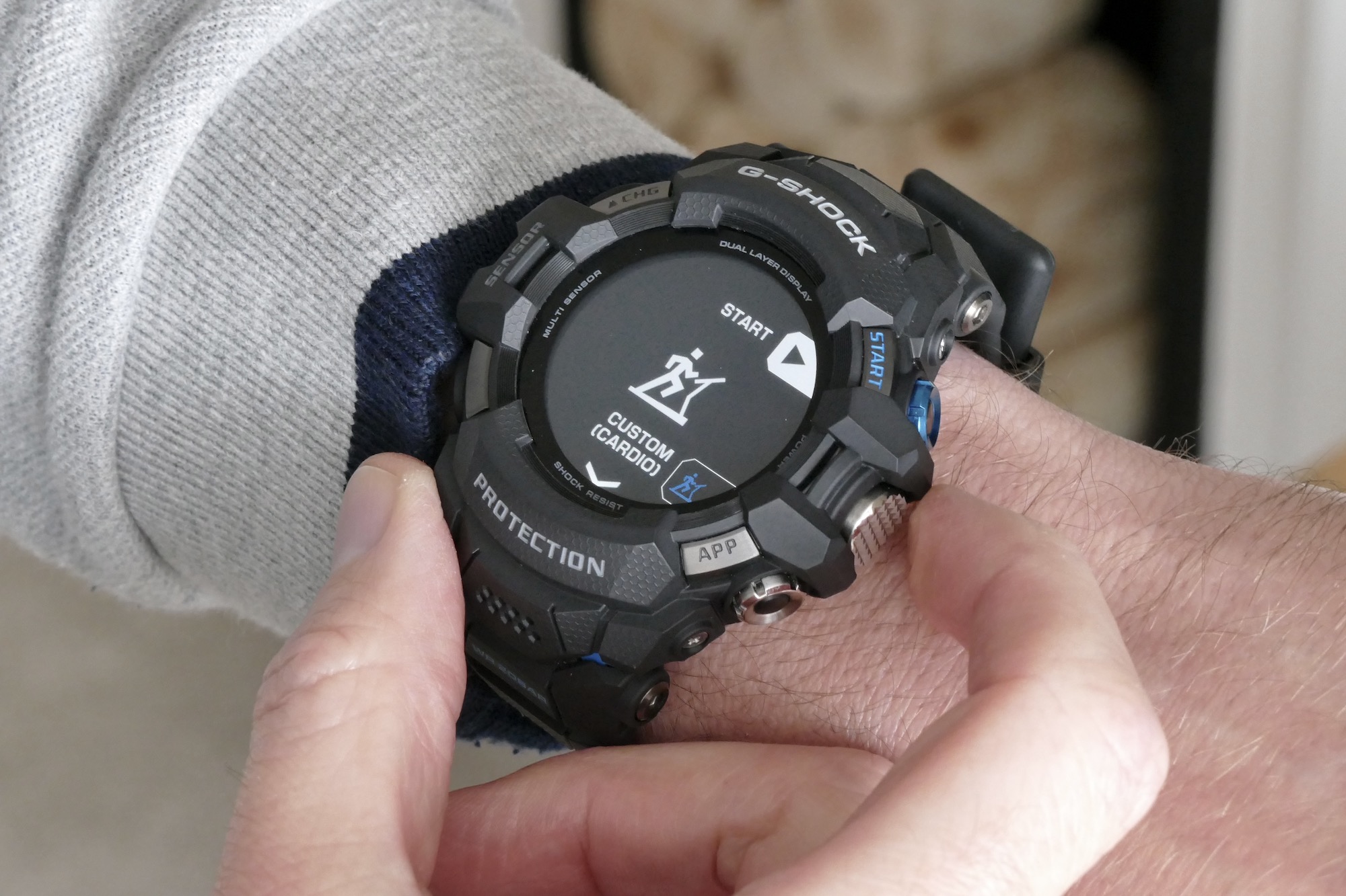 casio g shock gsw h1000 smartwatch review activity wrist