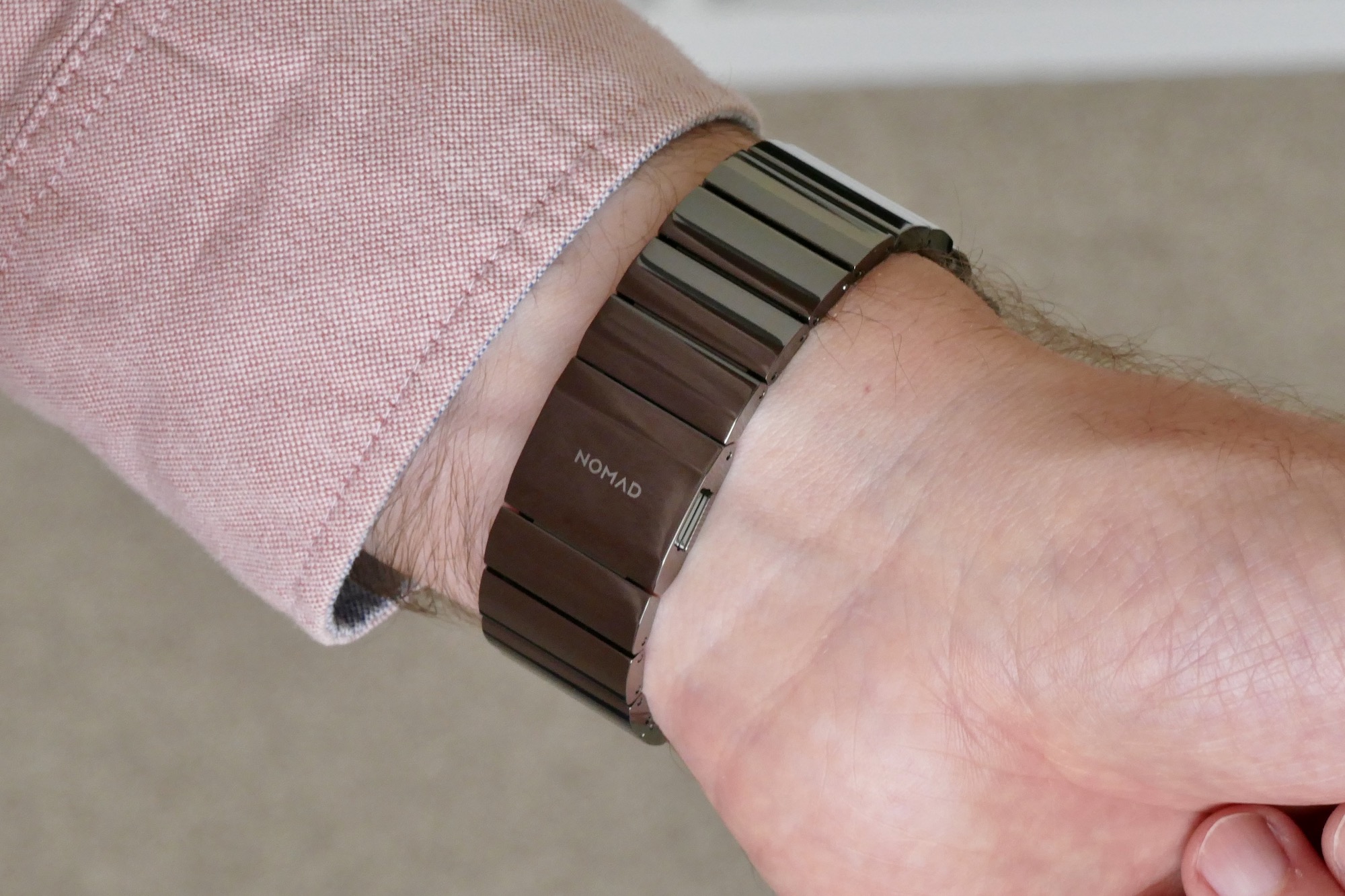 See Nomad's Gorgeous Titanium and Steel Apple Watch Bands