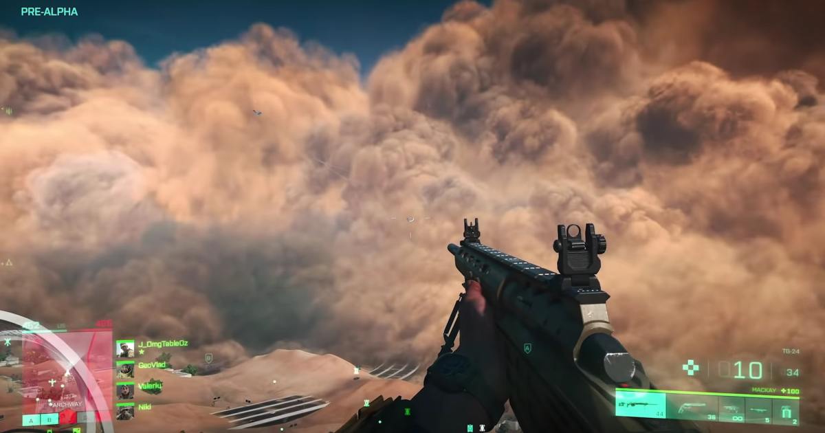 Battlefield 2042 gameplay trailer shows sandstorm, grappling, gun mods