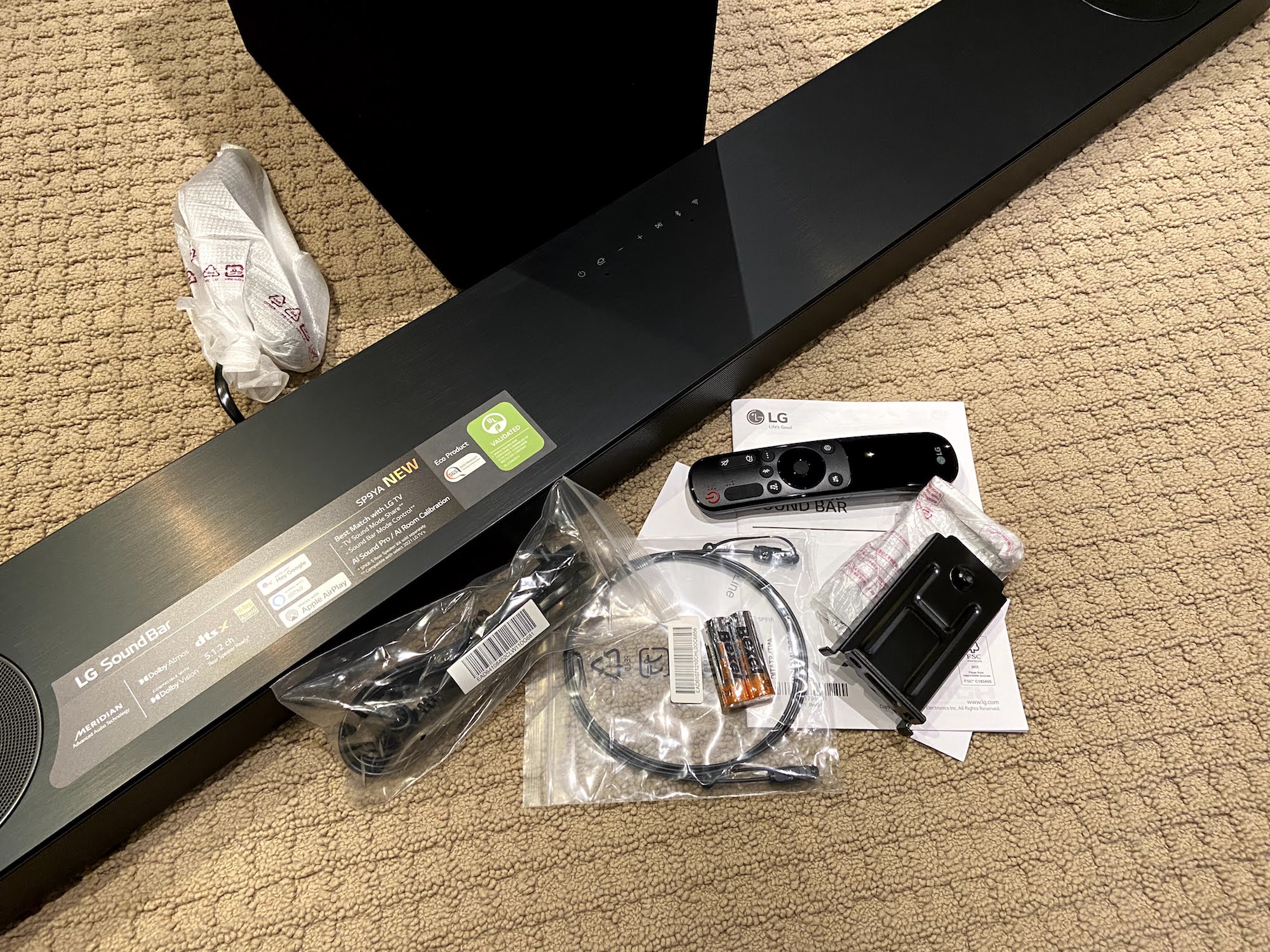 lg sp9ya soundbar