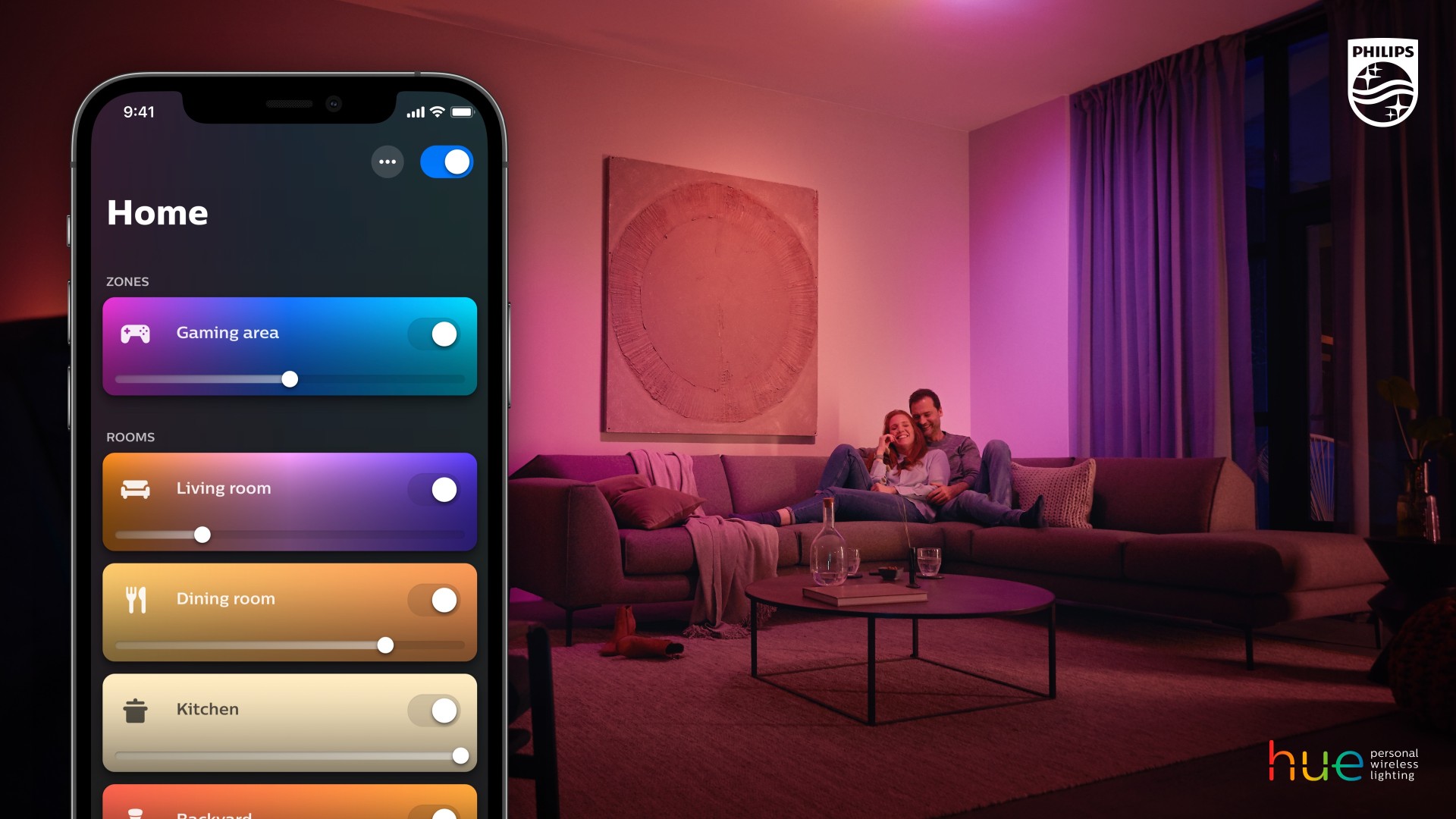 philips hue sunrise sunset