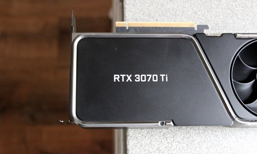 Nvidia's RTX 3070 Ti graphics card.