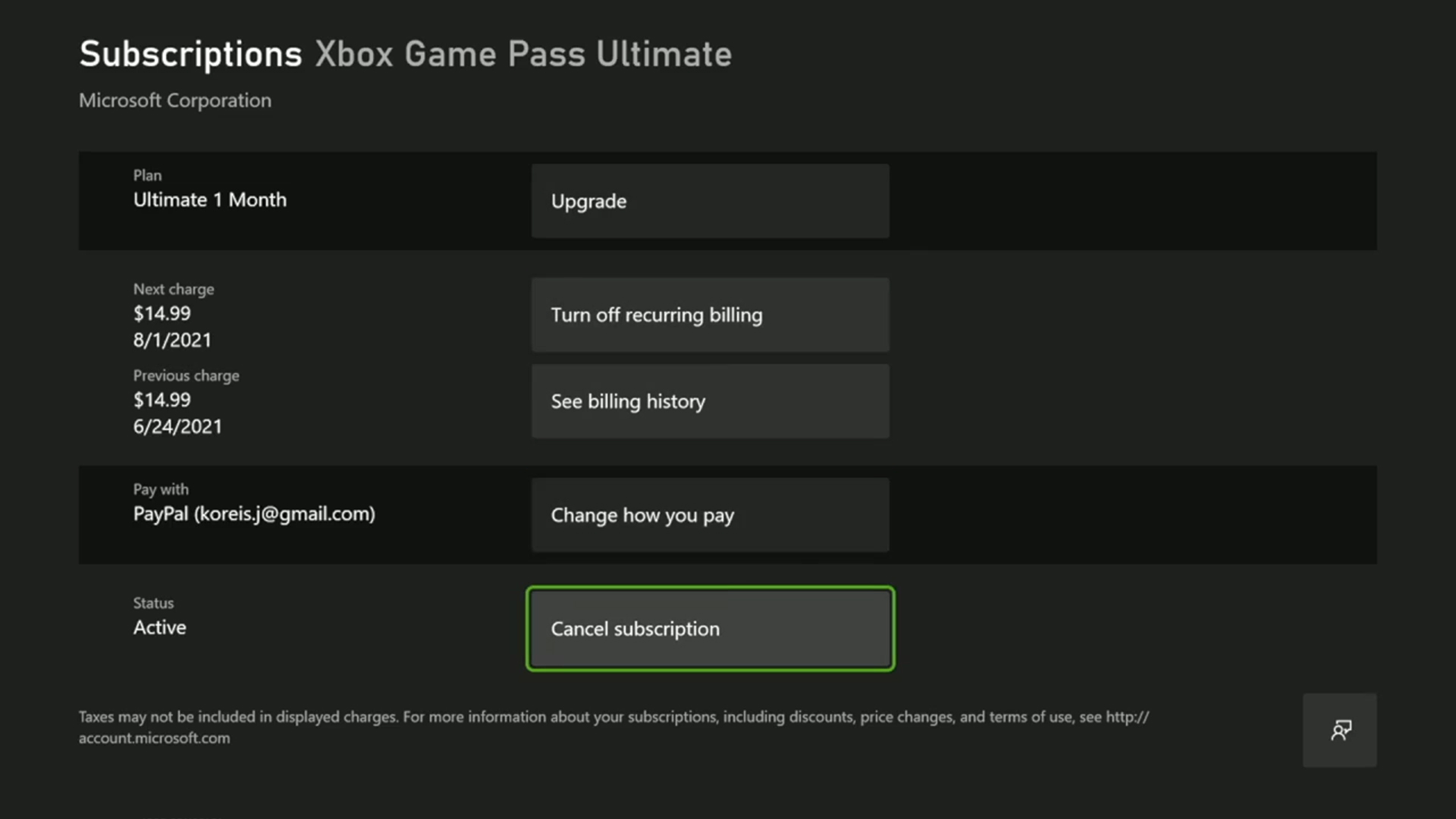 How to take paypal off hot sale xbox one