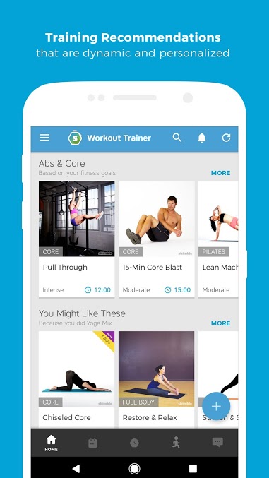 Workout trainer app cheap free