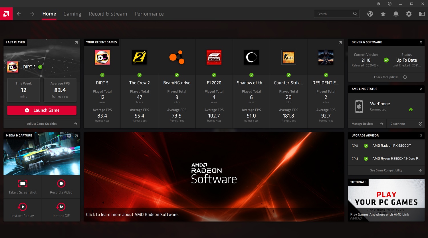 Descargar software online amd